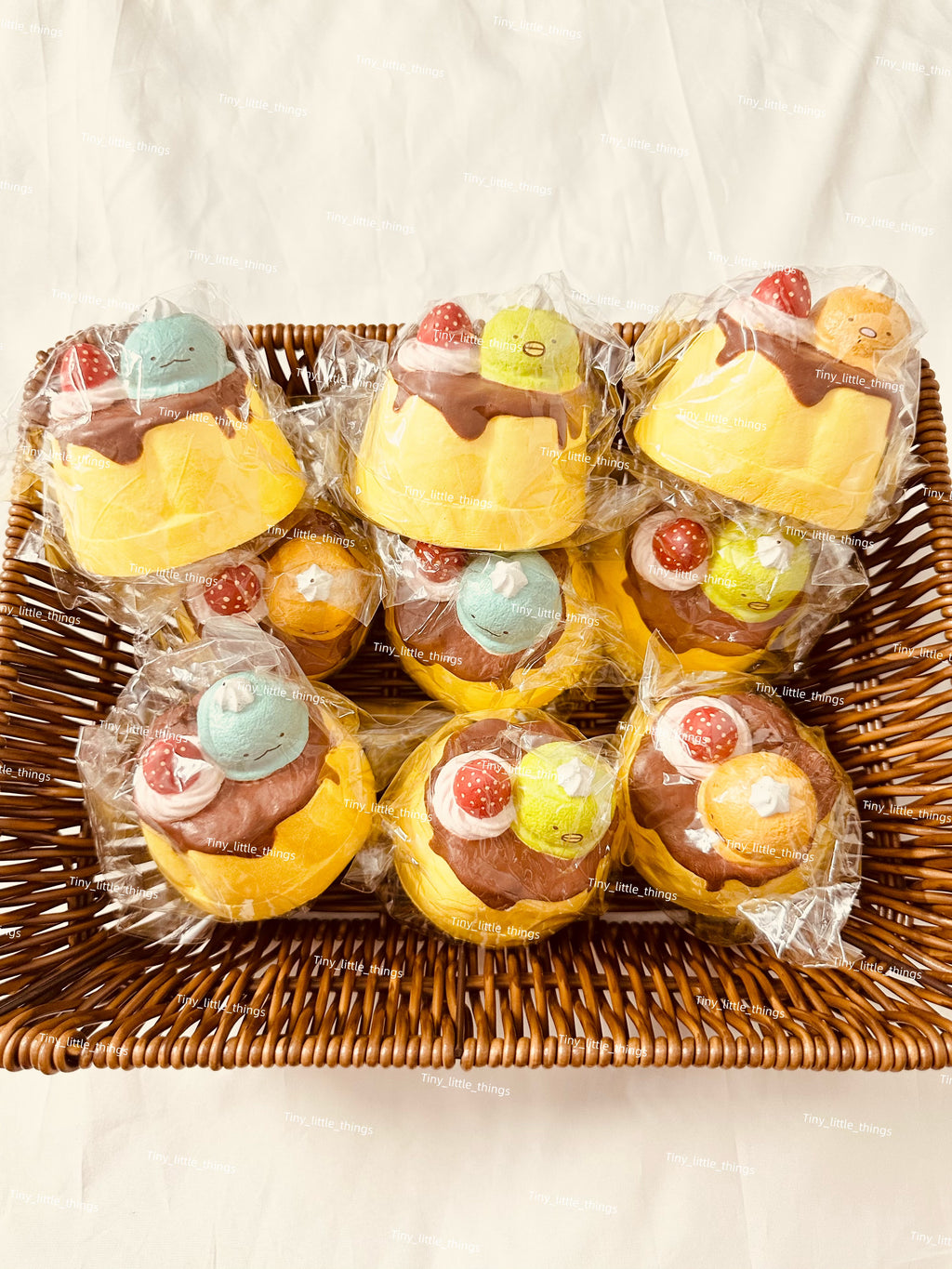 Sumikko Pudding Squishy, Rare Squishy, Trending, Stress-Relief