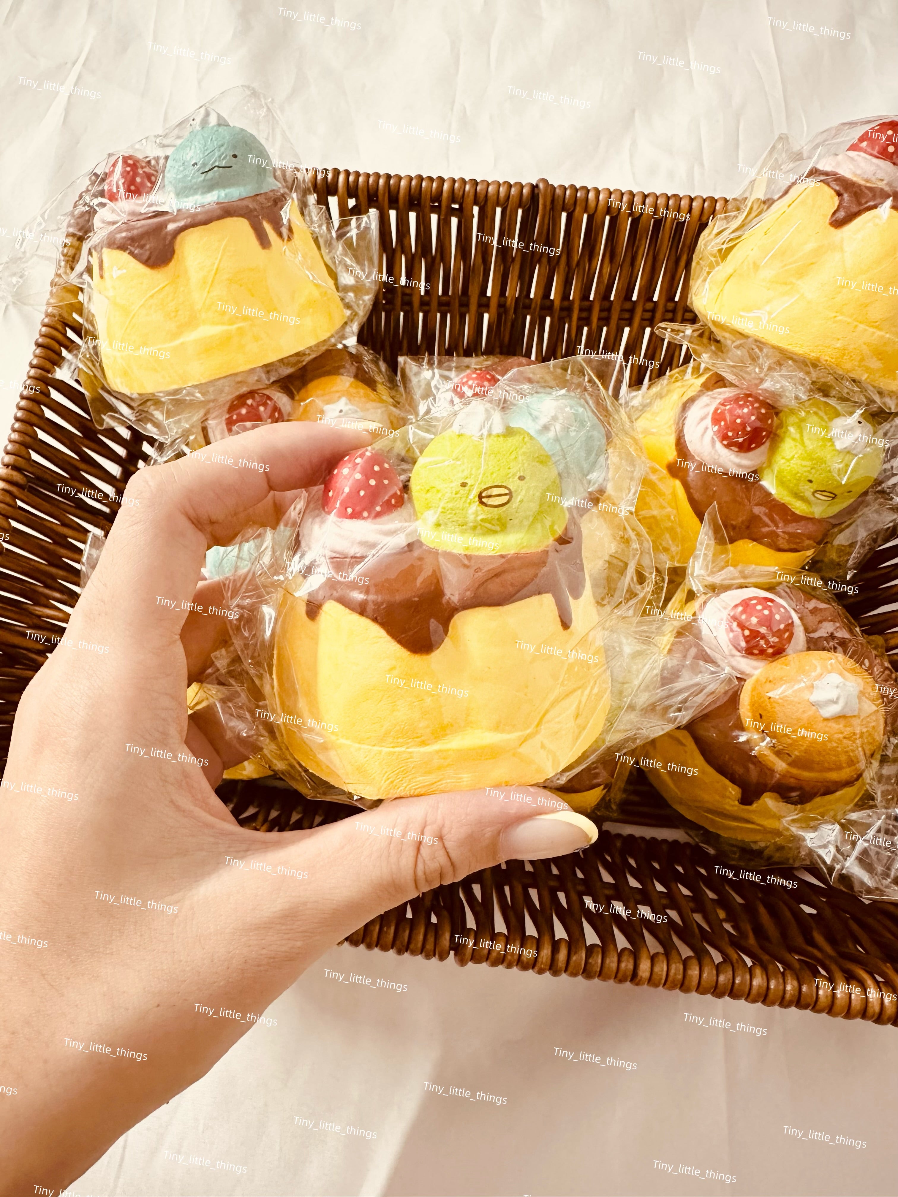 Sumikko Pudding Squishy, Rare Squishy, Trending, Stress-Relief