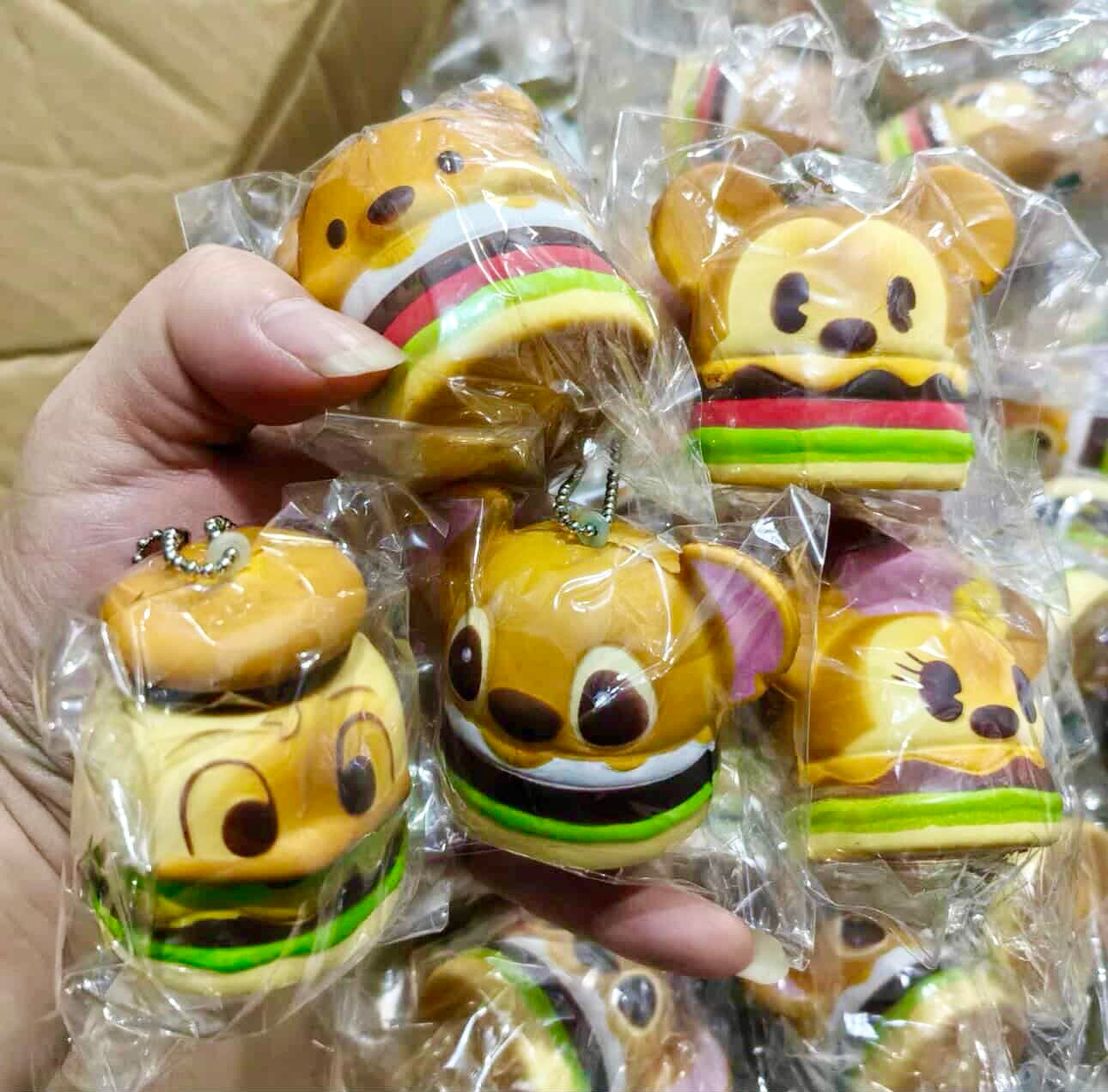 Disney Burger Squishy, Rare Squishy, Trending, Stress-Relief