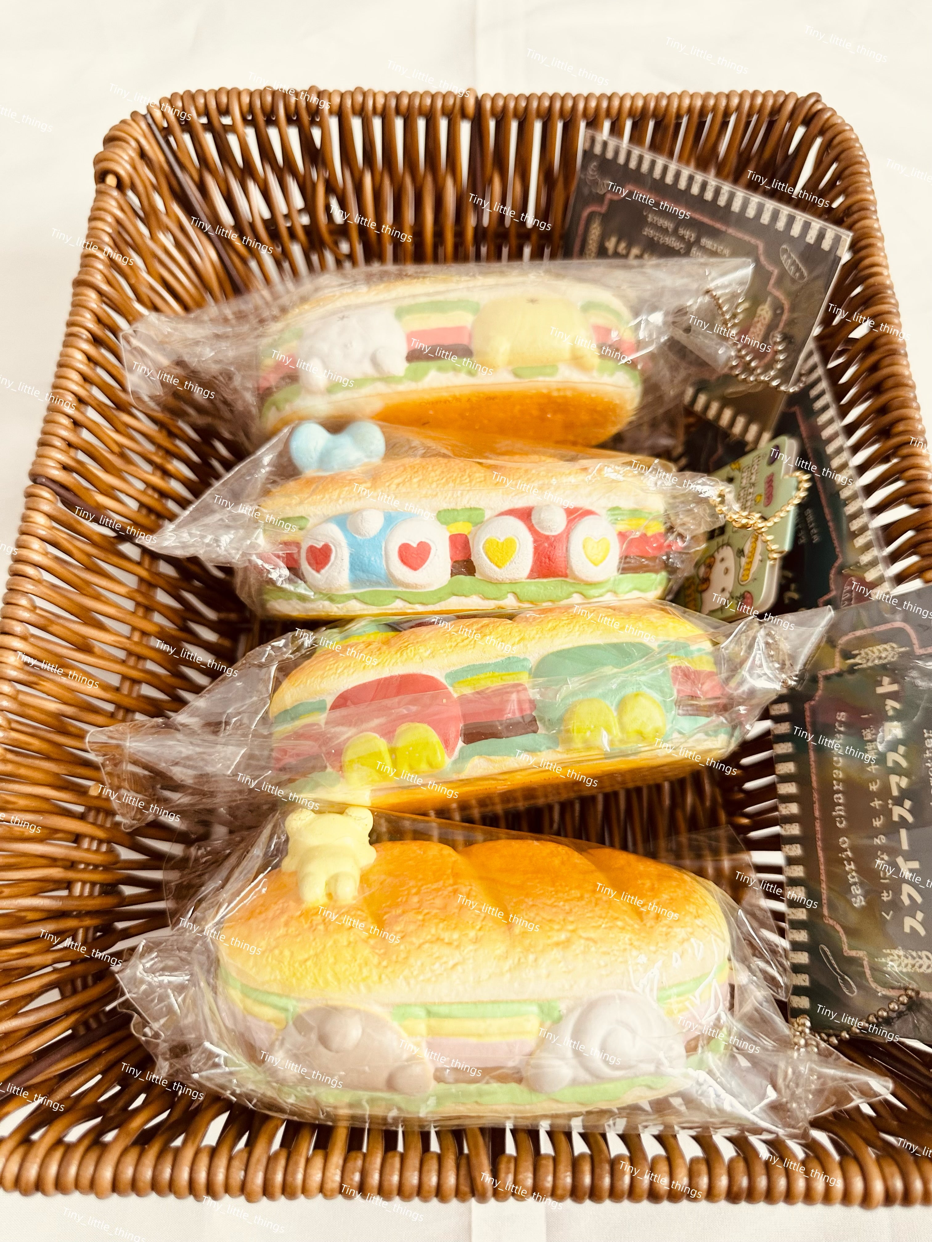 Sanrio Sandwich Squishy, Rare Squishy, Trending, Stress-Relief