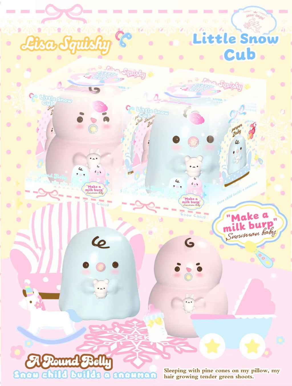 Lisa baby snowman squishy