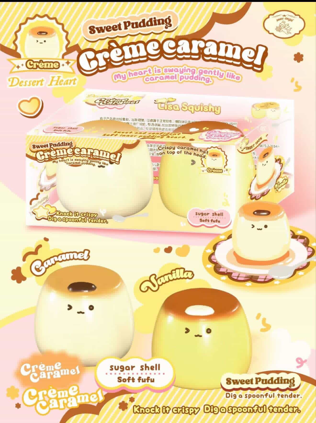 Lisa Pudding Set Squishy. Hot Hit Item, Trending, Stress-relief Toy