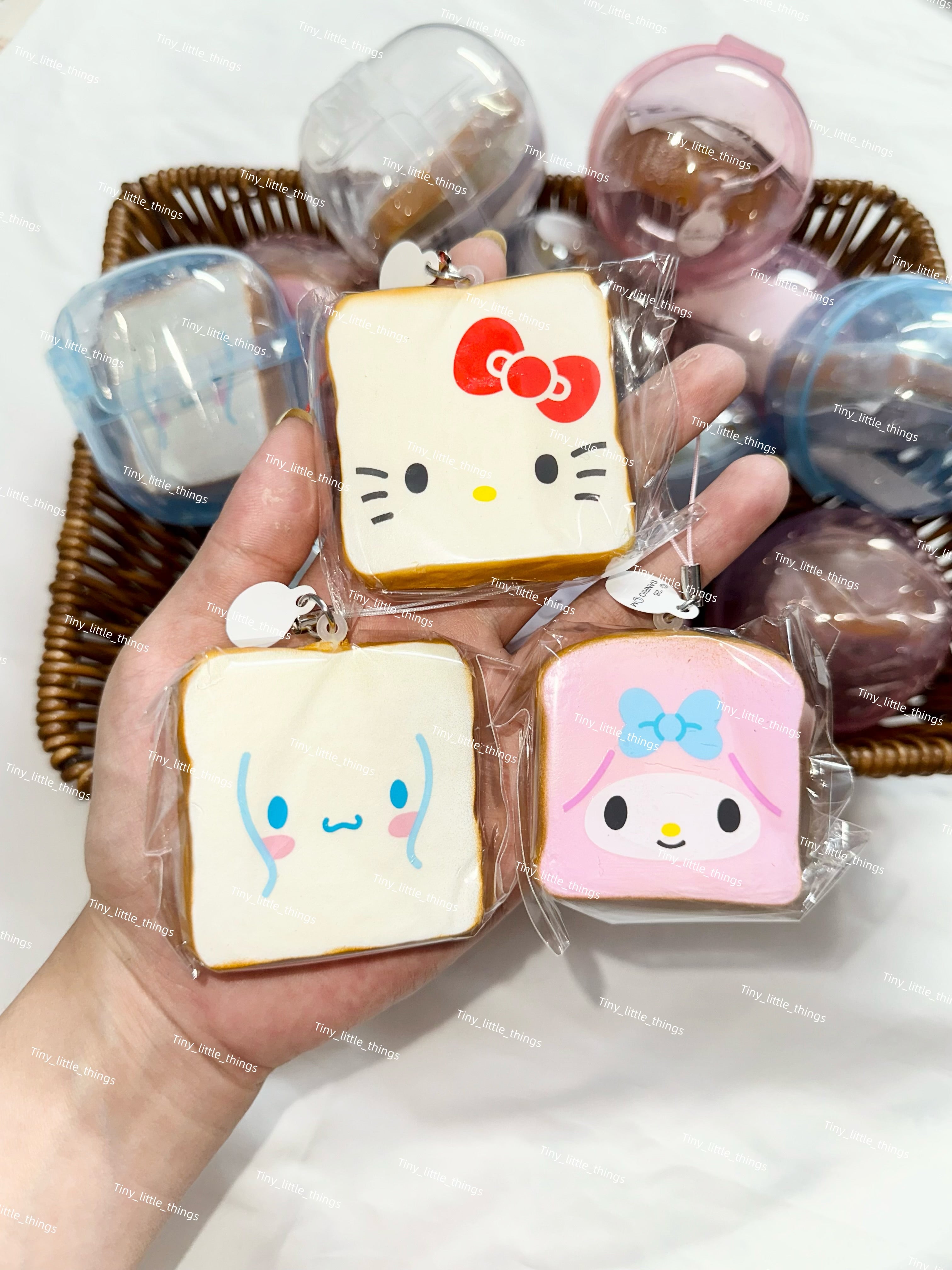 Mini Sanrio Toast Squishy