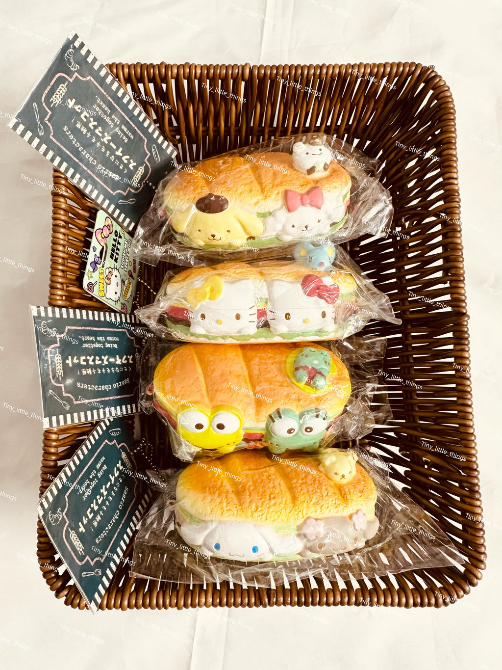 Sanrio Sandwich Squishy, Rare Squishy, Trending, Stress-Relief
