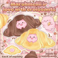 Marshmelli Croissant Squishy, Rare Squishy, Trending, Stress-Relief