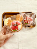 Mickey Mouse Strawberry Tart Squishy, Rare Squishy, Trending, Stress-Relief