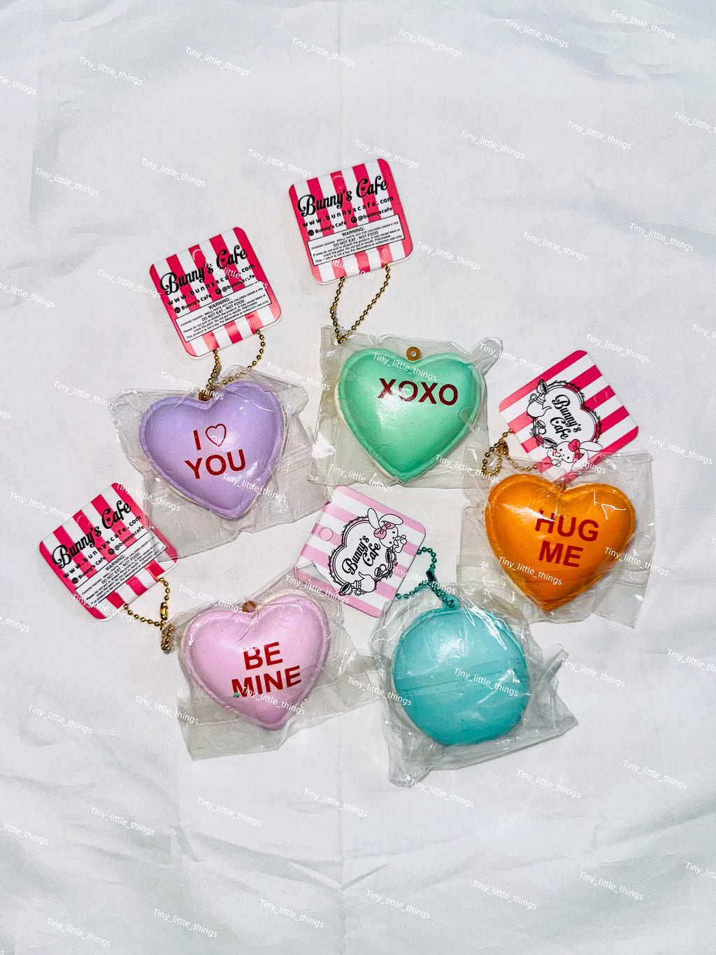 Bunny’s Cafe Macarons Squishy - Valentine Theme, Rare Squishy, Trending, Stress-Relief