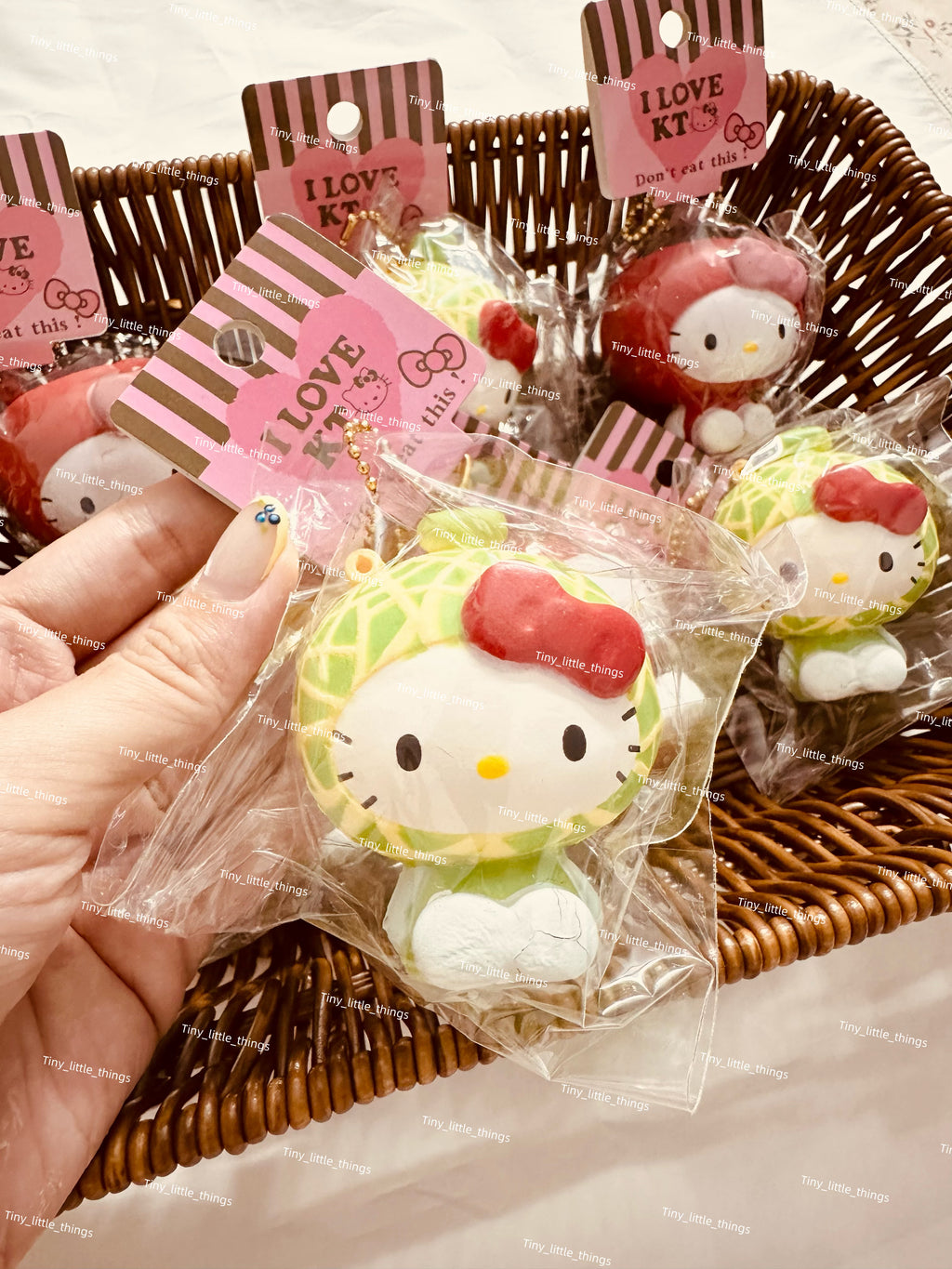 Hello Kitty Squishy - Fruit Theme, Rare Squishy, Trending, Stress-Relief