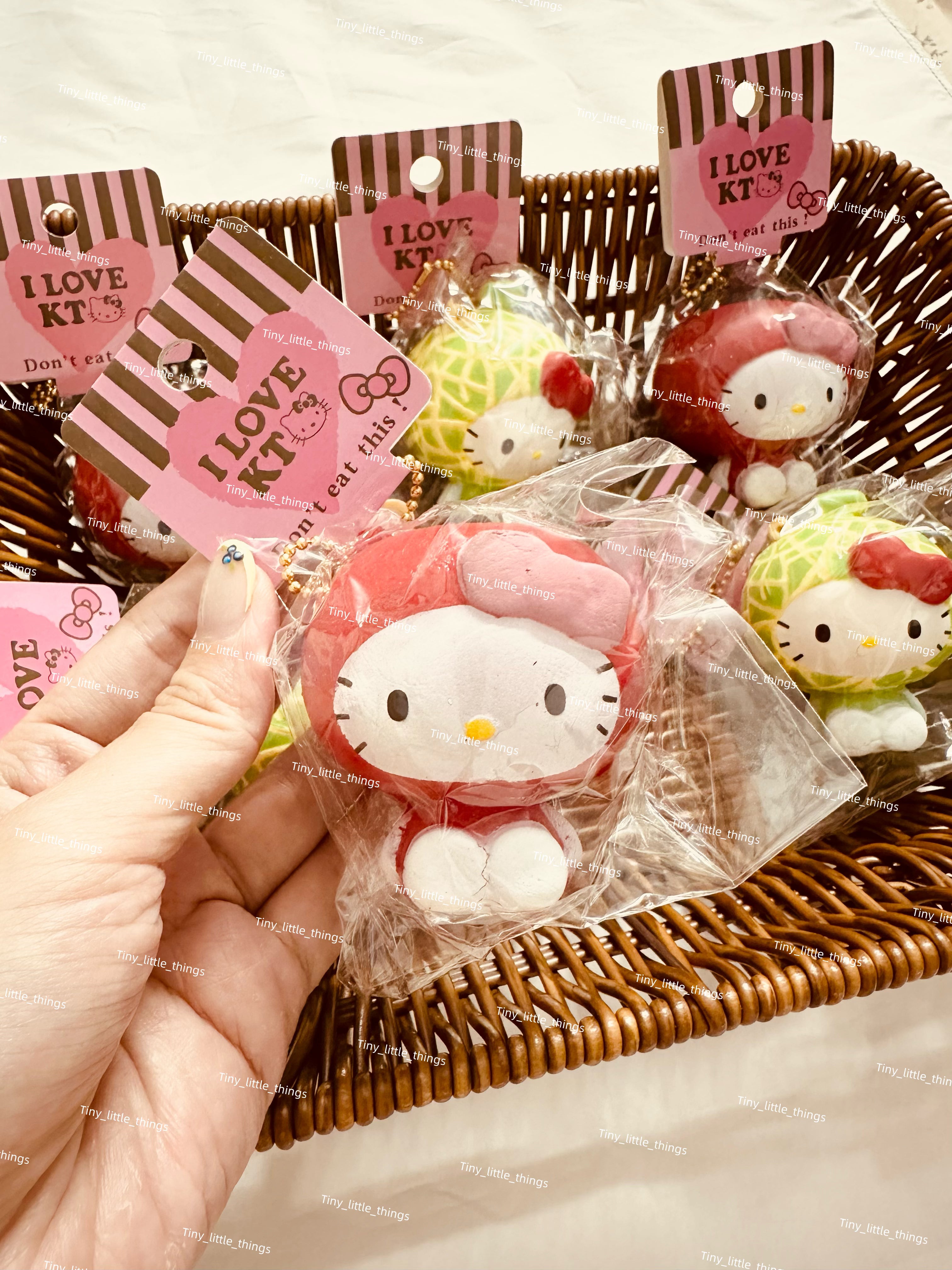 Hello Kitty Squishy - Fruit Theme, Rare Squishy, Trending, Stress-Relief