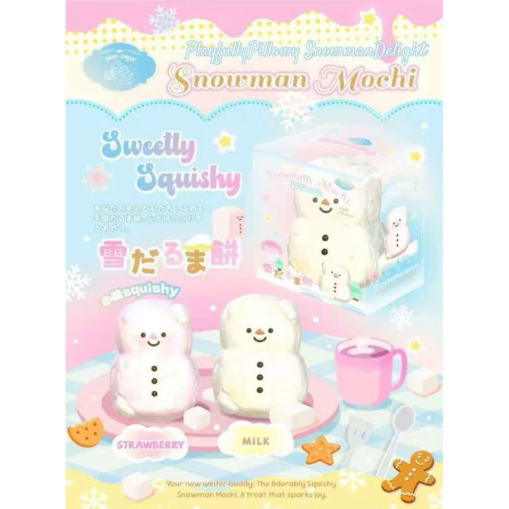 Lisa mochi snowman squishy