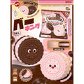 Mido red nose -Round Biscuit Squishy
