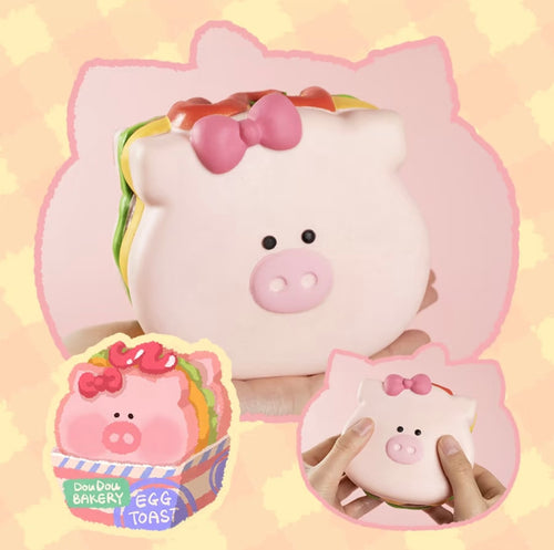 Bear Toast Squishy - 52Toys. Hot Hit Item, Trending, Stress-relief Toy