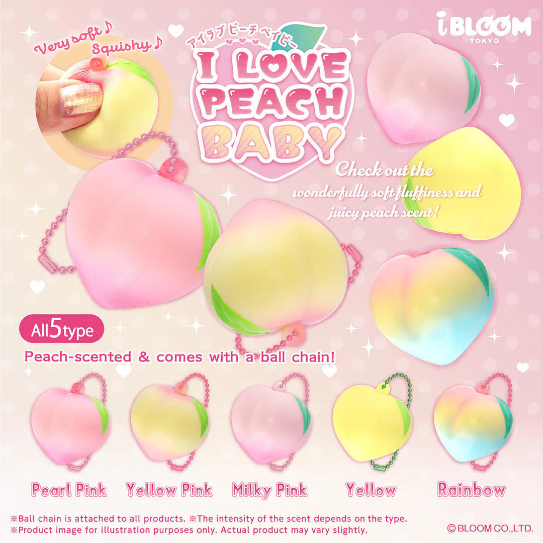 IBloom Peach baby squishy - gacha ball